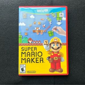 Wii U Super Mario Maker Game